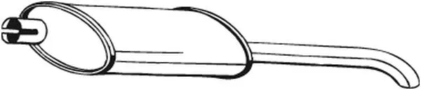 Silencieux arrière BOSAL 185-021
