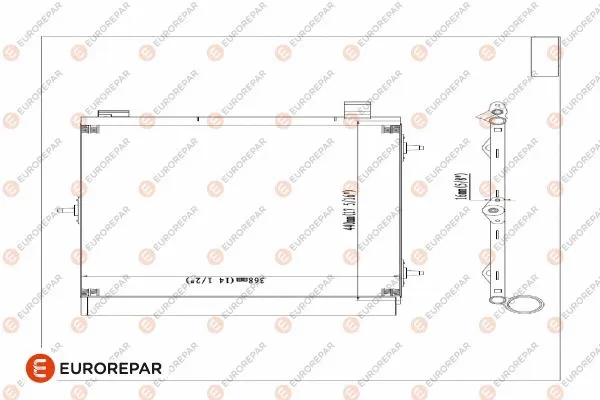 Condenseur, climatisation EUROREPAR E163362