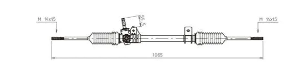 Crémaillère de direction GENERAL RICAMBI RE4041