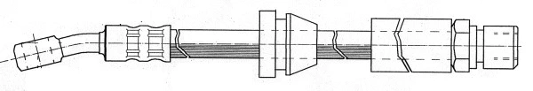 Flexible de frein CEF 511698