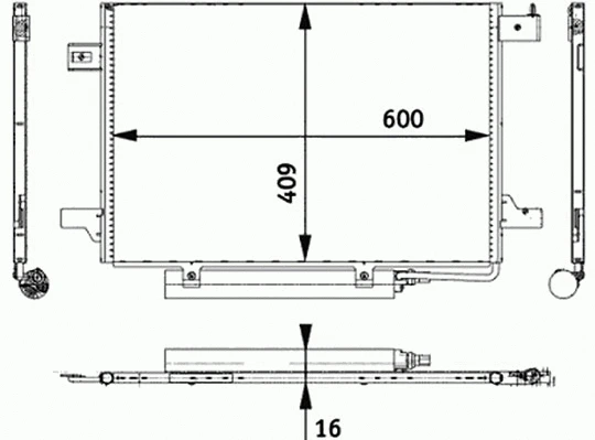Condenseur, climatisation AUTOCLIMA 30311665