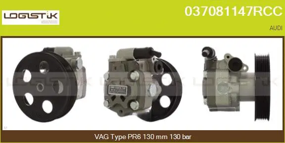Pompe hydraulique, direction LGK 037081147RCC