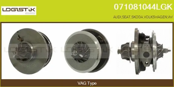 Groupe carter, turbocompresseur LGK 071081044LGK