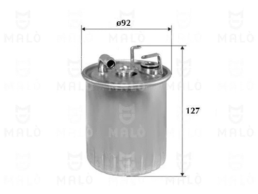 Filtre à carburant AKRON-MALÒ 1520045