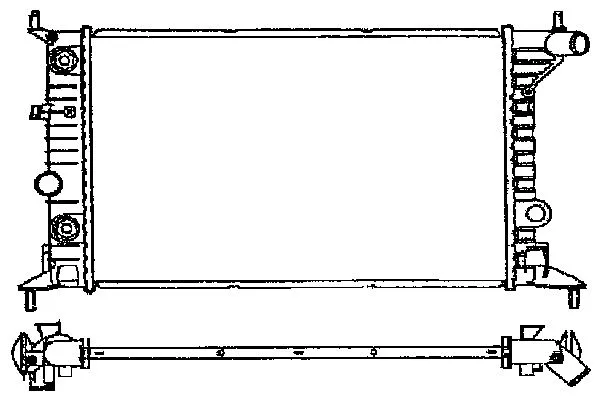 Radiateur, refroidissement du moteur ORDONEZ 2060162