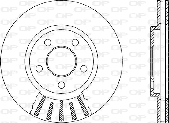 Disque de frein OPEN PARTS BDR2090.20