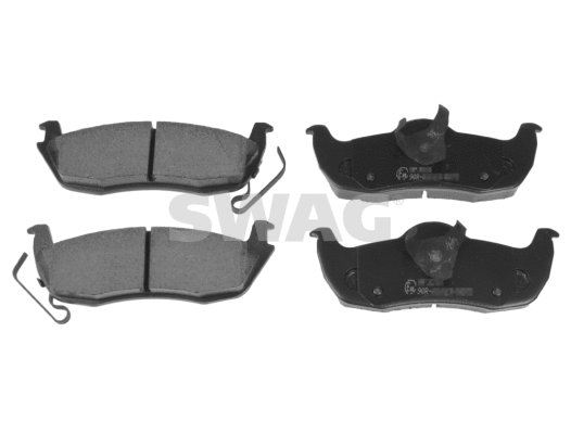 Kit de plaquettes de frein, frein à disque SWAG 14 11 6339