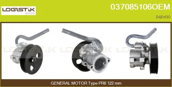Pompe hydraulique, direction LGK 037085106OEM
