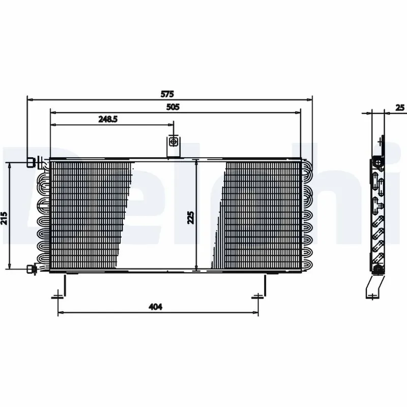 Condenseur, climatisation DELPHI TSP0225175