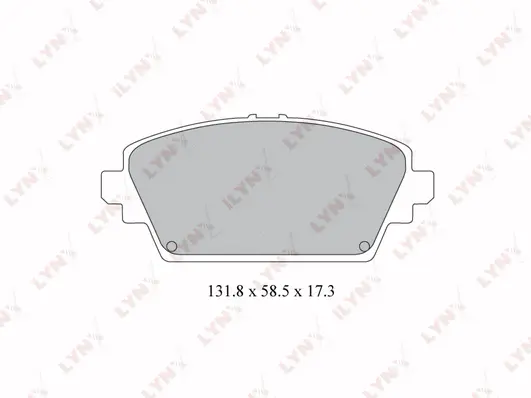 Kit de plaquettes de frein, frein à disque LYNXAUTO BD-3422