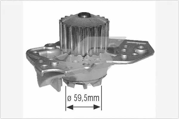 Pompe à eau, refroidissement du moteur HUTCHINSON WP01