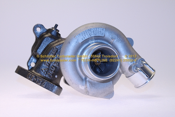 Turbocompresseur, suralimentation SCHLÜTTER TURBOLADER 172-05320