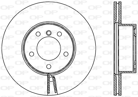 Disque de frein OPEN PARTS BDR2429.20