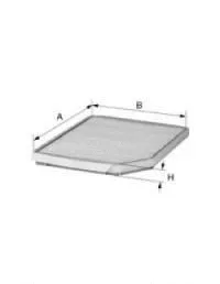 Filtre, air de l'habitacle UNIFLUX FILTERS XC107