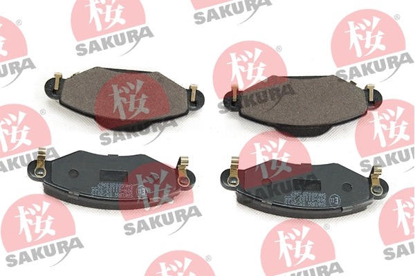 Kit de plaquettes de frein, frein à disque SAKURA 600-20-3967