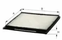 Filtre, air de l'habitacle UNIFLUX FILTERS XC201