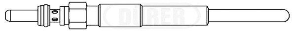 Bougie de préchauffage DÜRER DG24098