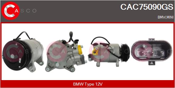 Compresseur, climatisation CASCO CAC75090GS