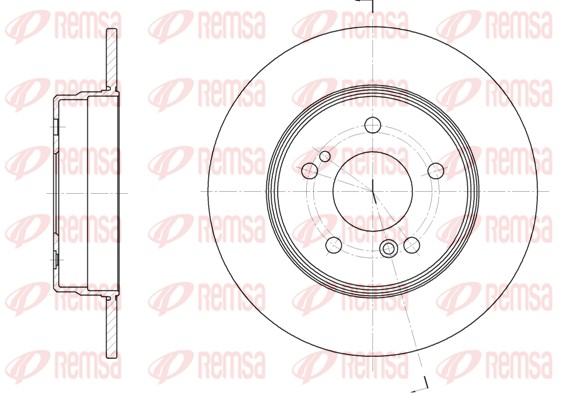 Disque de frein REMSA 6467.00