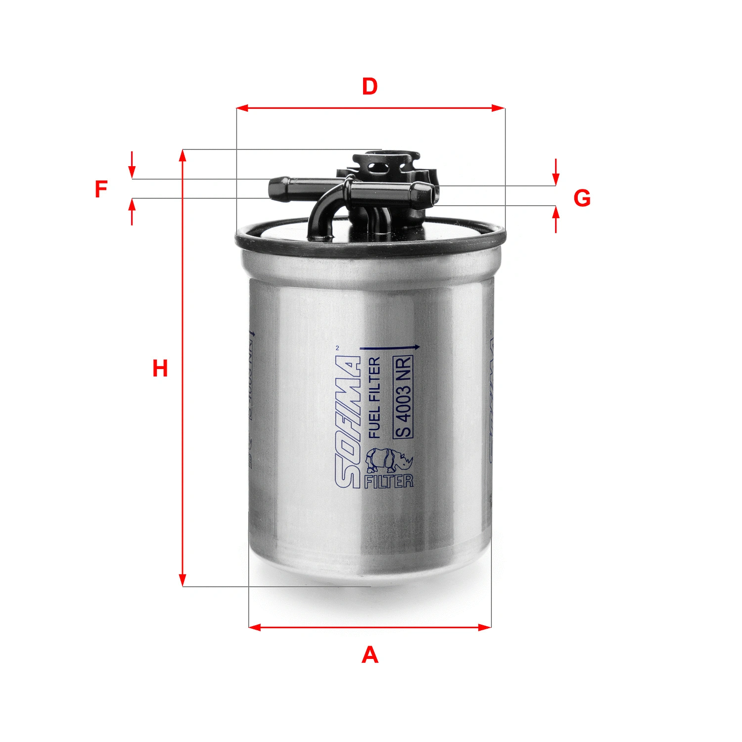 Filtre à carburant SOFIMA S 4003 NR