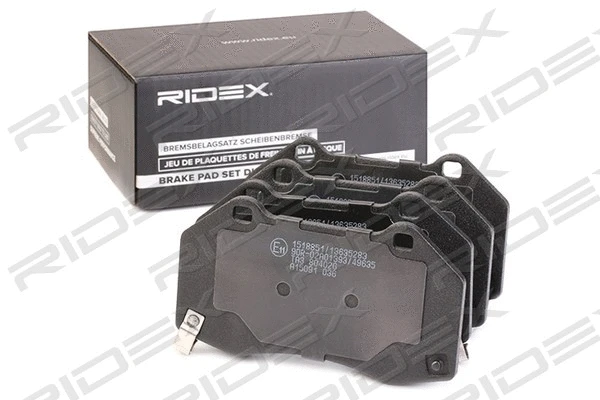 Kit de plaquettes de frein, frein à disque RIDEX 402B1102