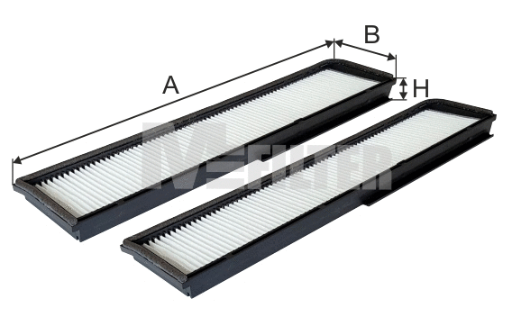 Filtre, air de l'habitacle MFILTER K 9143-2