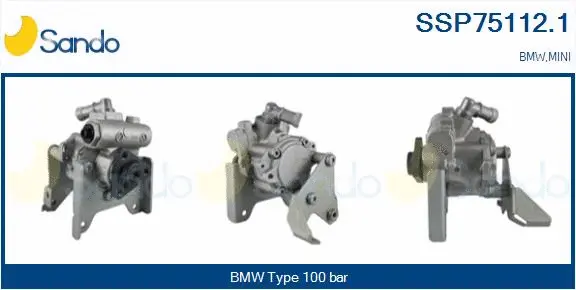 Pompe hydraulique, direction SANDO SSP75112.1