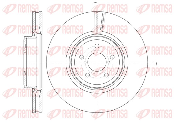 Disque de frein REMSA 61856.10
