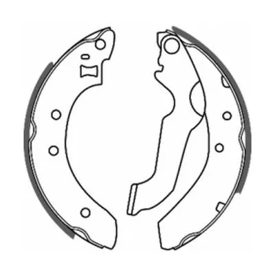 Jeu de mâchoires de frein ABE C0G014ABE