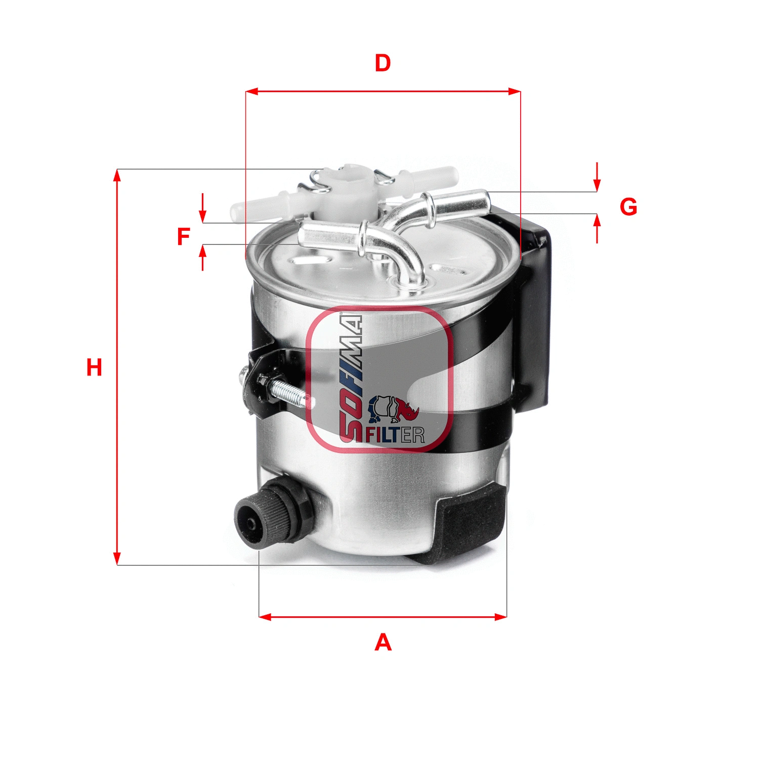 Filtre à carburant SOFIMA S 5418 GC