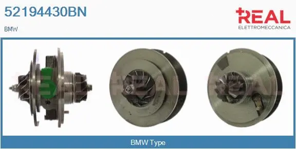 Groupe carter, turbocompresseur REAL 52194430BN