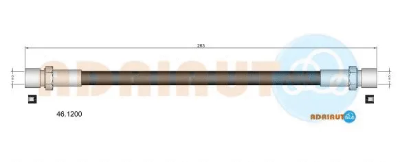 Flexible de frein ADRIAUTO 46.1200