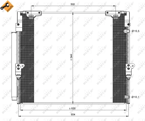 Condenseur, climatisation NRF 35862