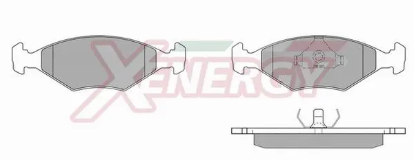Kit de plaquettes de frein, frein à disque AP XENERGY X40224
