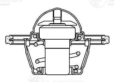 Thermostat, liquide de refroidissement LUZAR LT 1402