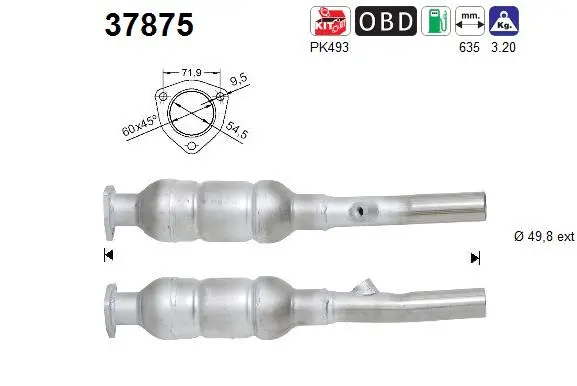 Catalyseur AS 37875
