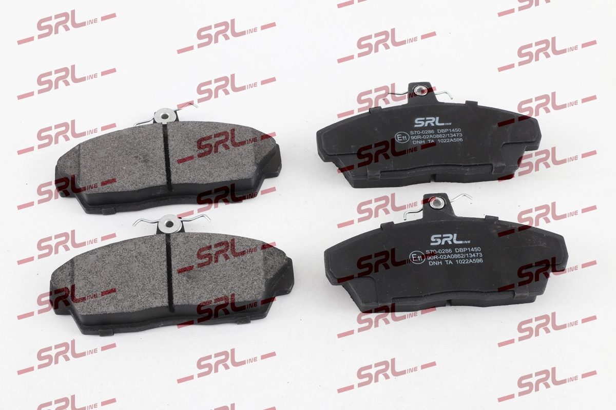 Kit de plaquettes de frein, frein à disque SRLine S70-0286