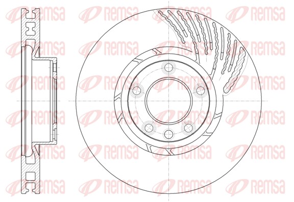 Disque de frein REMSA 61908.10
