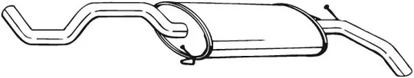 Silencieux arrière BOSAL 281-377