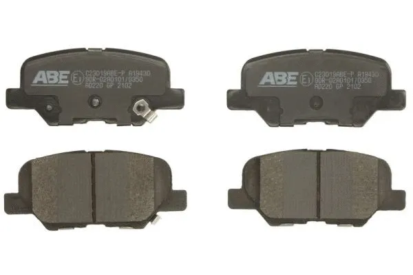 Kit de plaquettes de frein, frein à disque ABE C23019ABE-P