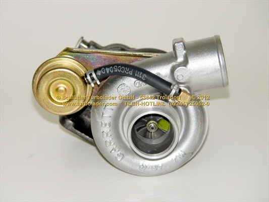 Turbocompresseur, suralimentation SCHLÜTTER TURBOLADER 172-00510