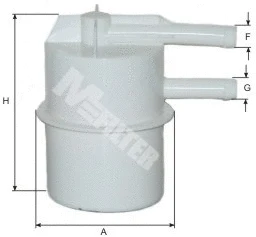 Filtre à carburant MFILTER BF 05