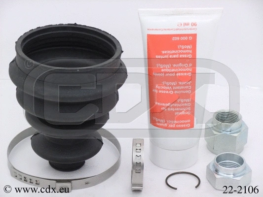 Jeu de joints-soufflets, arbre de commande CDX 22-2106