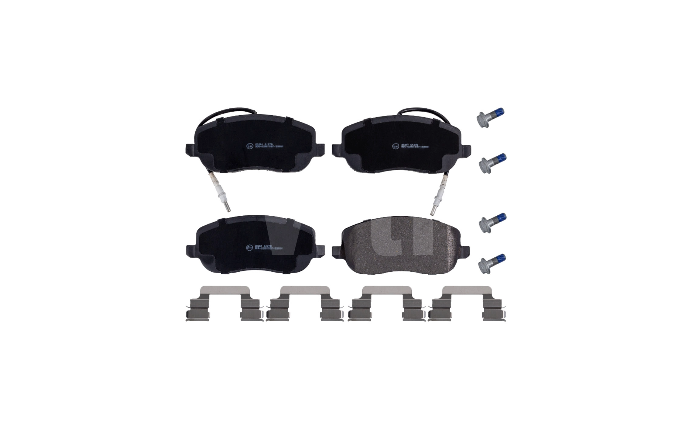 Kit de plaquettes de frein, frein à disque Wti Automotive K851090