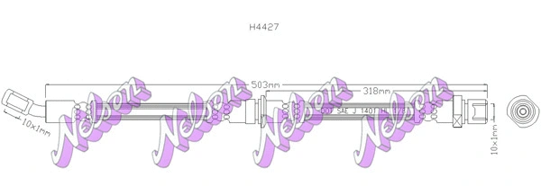 Flexible de frein KAWE H4427