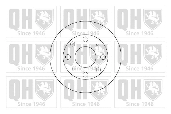 Disque de frein QUINTON HAZELL BDC3385