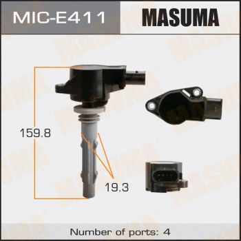 Bobine d'allumage MASUMA MIC-E411