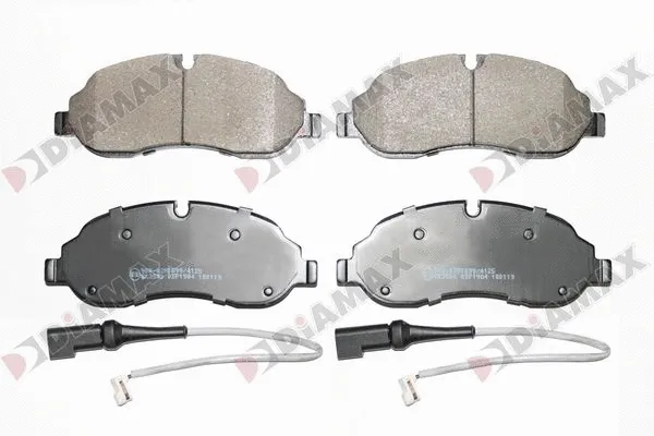 Kit de plaquettes de frein, frein à disque DIAMAX N09876A
