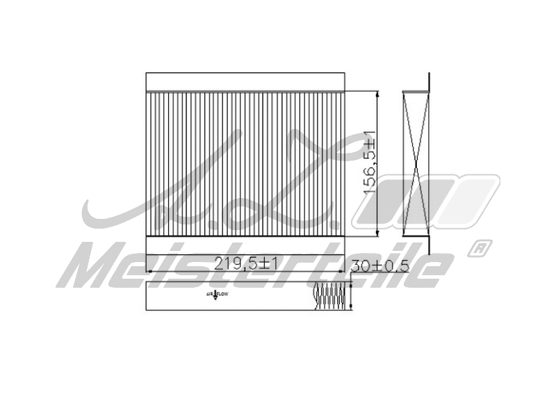 Filtre, air de l'habitacle A.Z. Meisterteile AZMT-41-010-1712