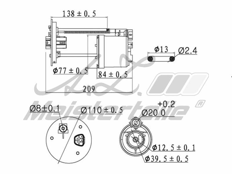 Filtre à carburant A.Z. Meisterteile AZMT-41-020-1440